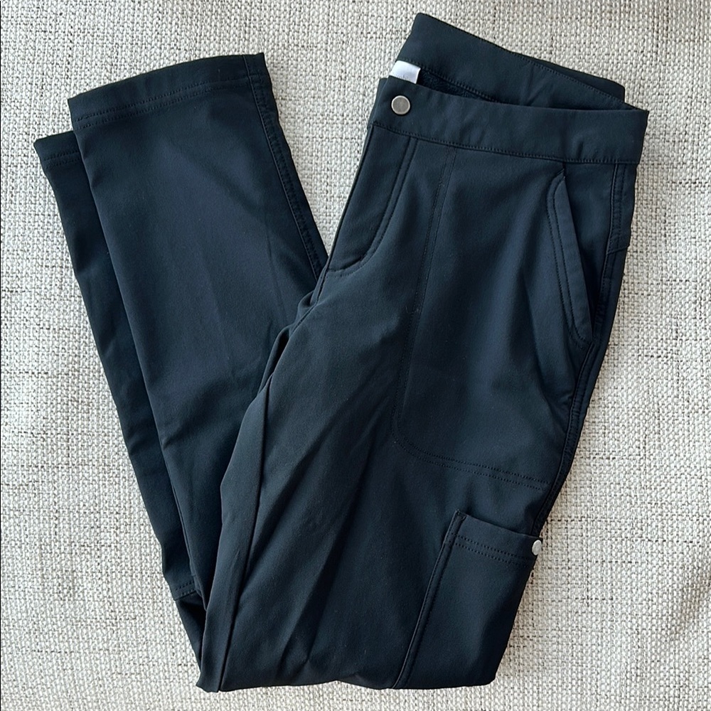 Fleece Lined Stretchy Straight Leg Pant